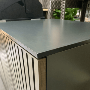 Oaisi ONE Outdoor Kitchen | 3 Burners Gas Grill with Tap and Sink plus Fridge