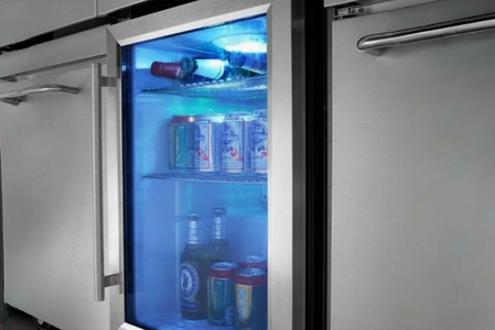 OMG Modular Outdoor L-Shape Kitchen (Small) with Fridge (6 + 1 Burners Gas Barbecue Grill, Fridge Tap, Sink, Side Burner, Fridge & Corner Unit) - Aussie Meat, Meat Delivery, Online Butcher, BBQ Grills, Wine