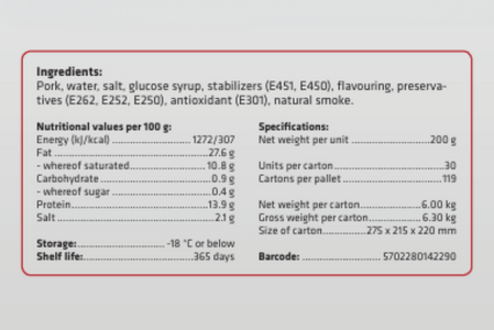 Dutch Smoked Streaky Bacon (200g) - Aussie Meat, Meat Delivery, Online Butcher, BBQ Grills, Wine