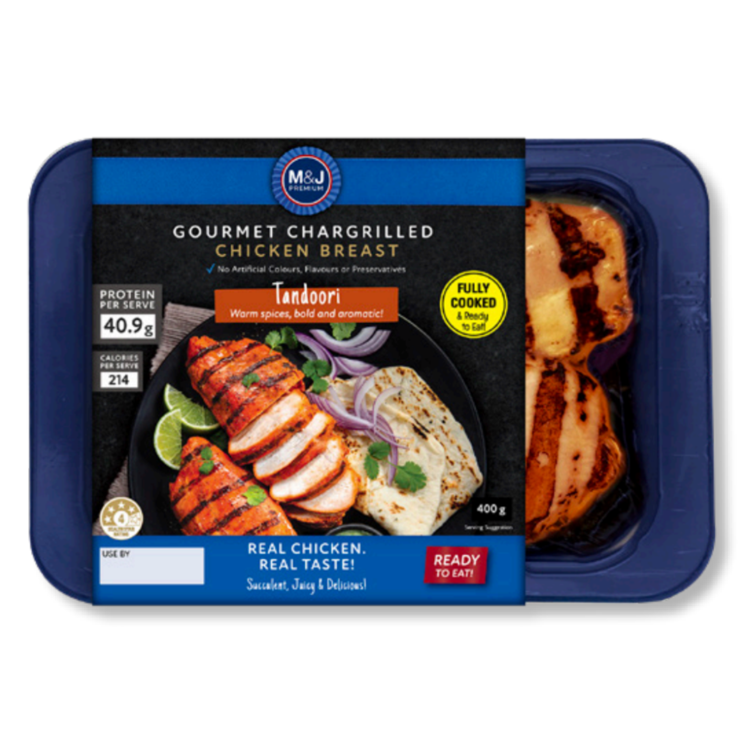 Tandoori_Chargrilled_Chicken_Breast | Aussie Meat Meat Delivery Online Butcher BBQ Grills Wine  - 澳洲無激素炸雞柳 (無皮去骨,1 公斤包裝)