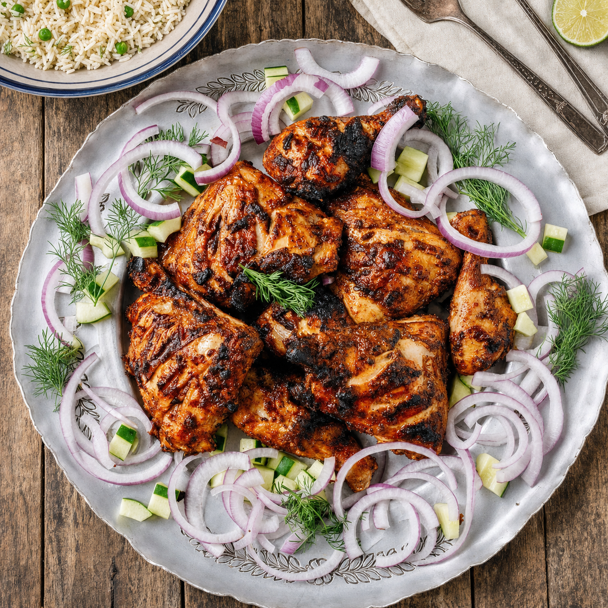 Wholesale Tandoori_Chargrilled_Chicken_Breast_a | Aussie Meat Meat Delivery Online Butcher BBQ Grills Wine - Australian Tandoori Chargrilled Chicken Breast (400g)