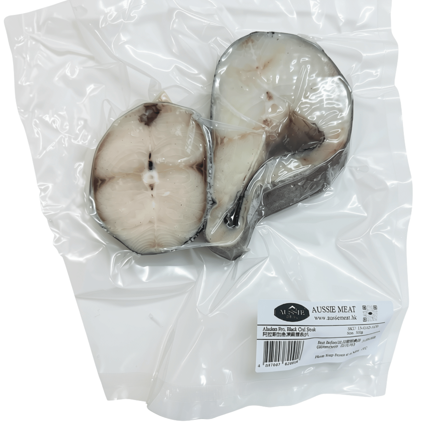 US Black Cod Steak Skin-On