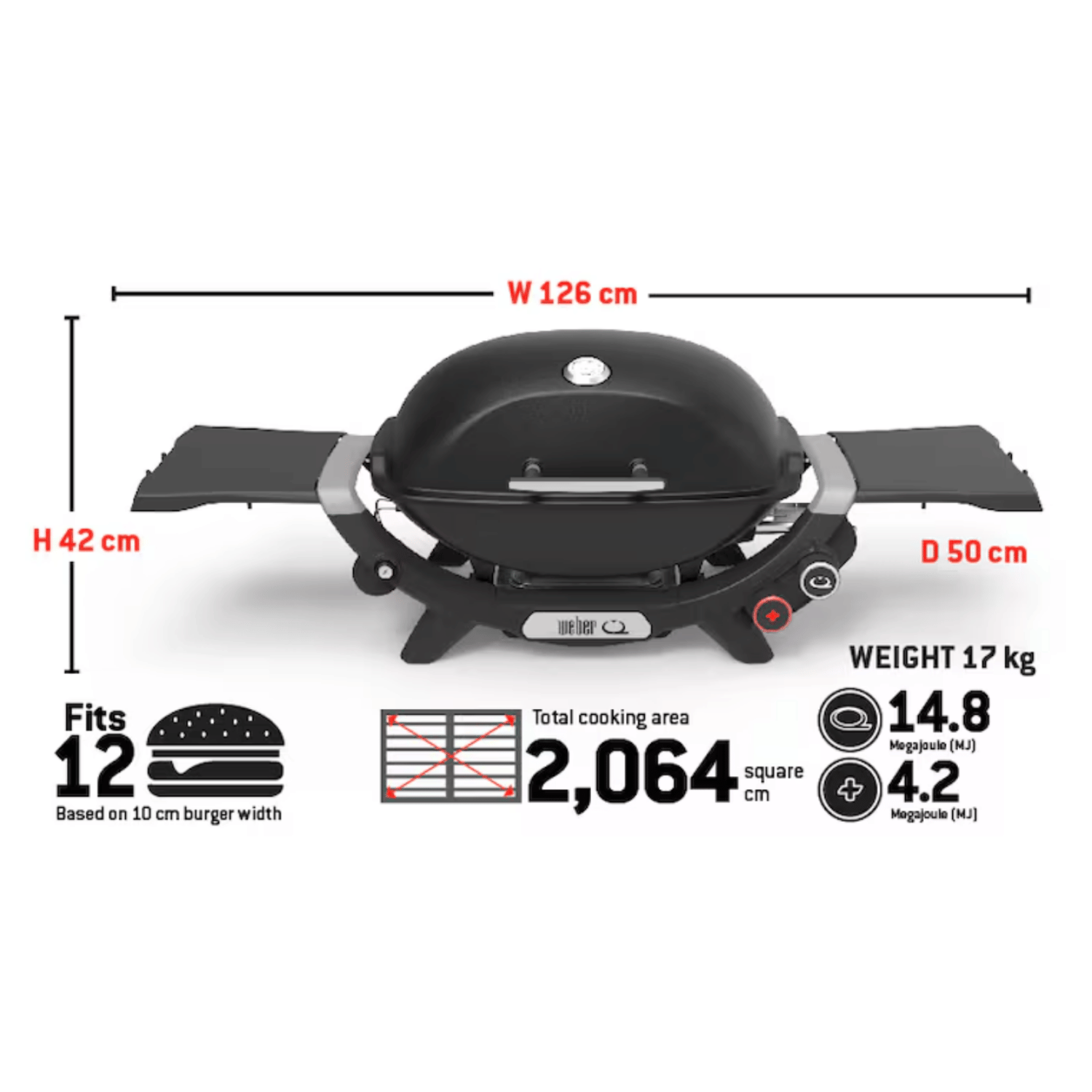 Weber Premium Q2800N+ (2 Burners Gas Grill) | Aussie Meat Meat Delivery Online Butcher BBQ Grills Wine - Weber Premium Q2800N+ (2 爐頭燃氣燒烤爐)連送貨