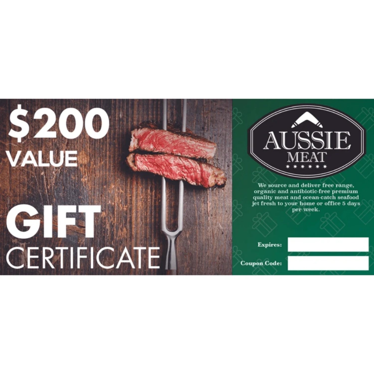 Aussie Meat 禮品卡