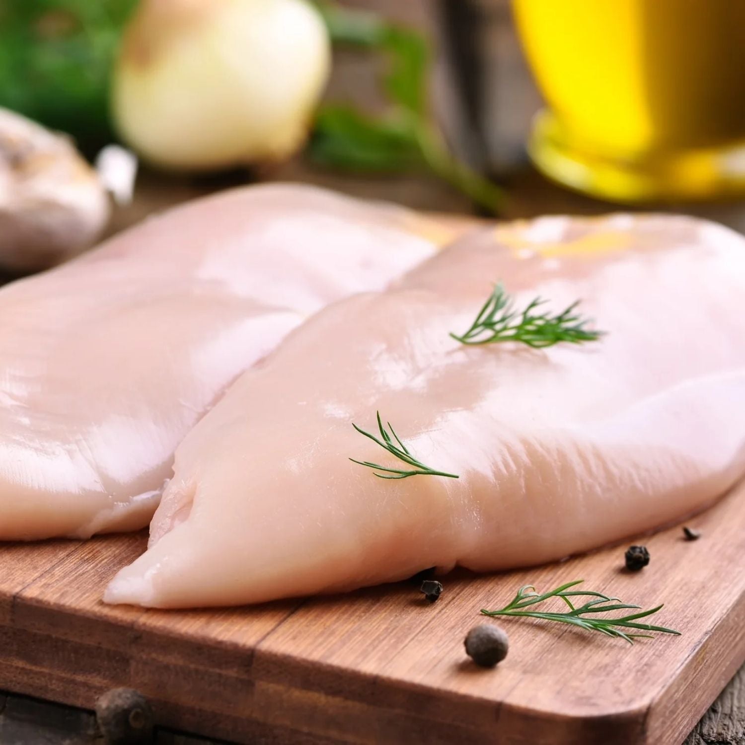 Australian Hormone Free Chicken Breasts (Skin-Off & Boneless, 400g)