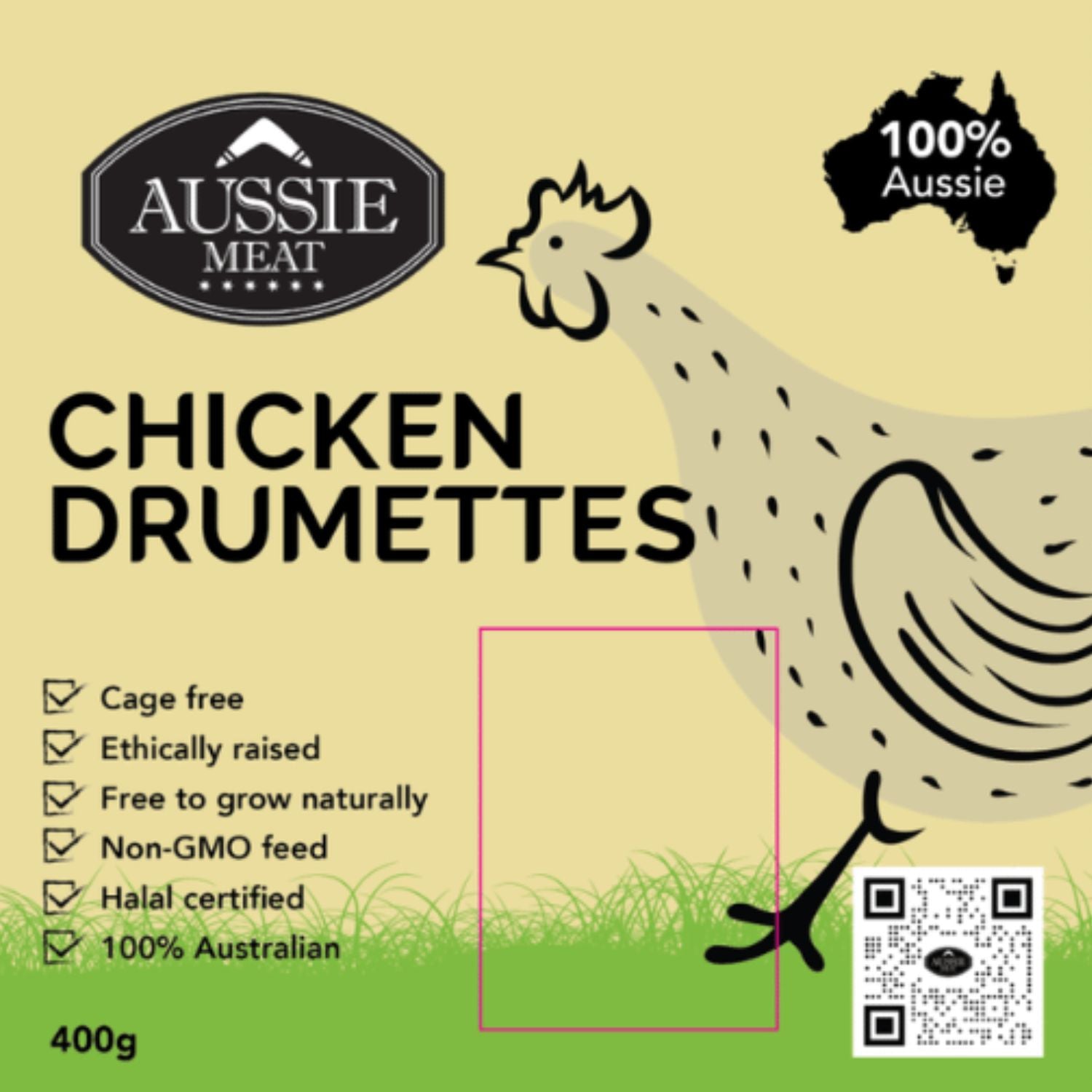 澳洲無激素雞槌(400克)