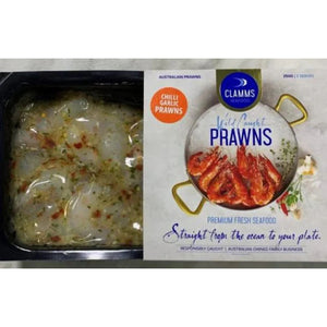 Australian Prawns Marinated in Chilli & Garlic (250g)
