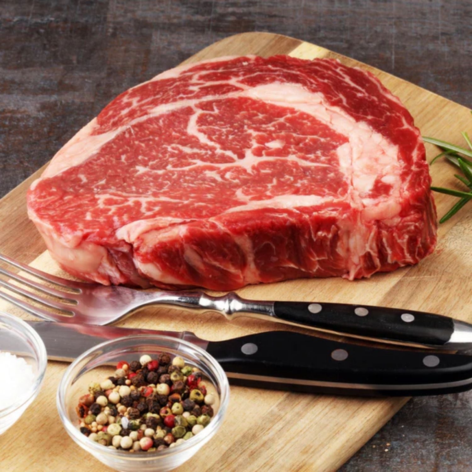 Australian Premium Black Angus Ribeye Steak (Scotch Fillet, Ms 2+, ~2.5cm, 400g)