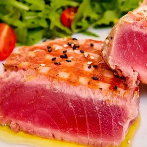 海洋捕撈澳洲黃鰭吞拿魚去骨去皮魚扒(每包2件各140克)