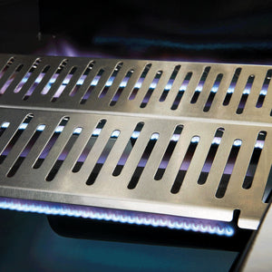 Beefeater 1200 Series Black | 4 Burner BBQ & Side Burner Trolley with Cover