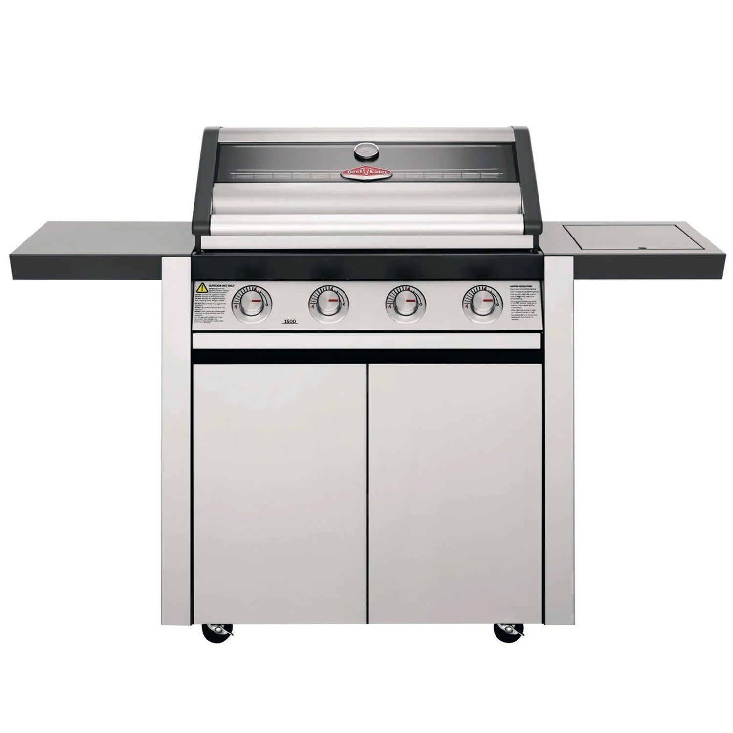 Beefeater 1600S Series | Aussie Meat Meat Delivery Online Butcher BBQ Grills Wine - Beefeater 1600S Series | 4 Burner BBQ & Side Burner Trolley
