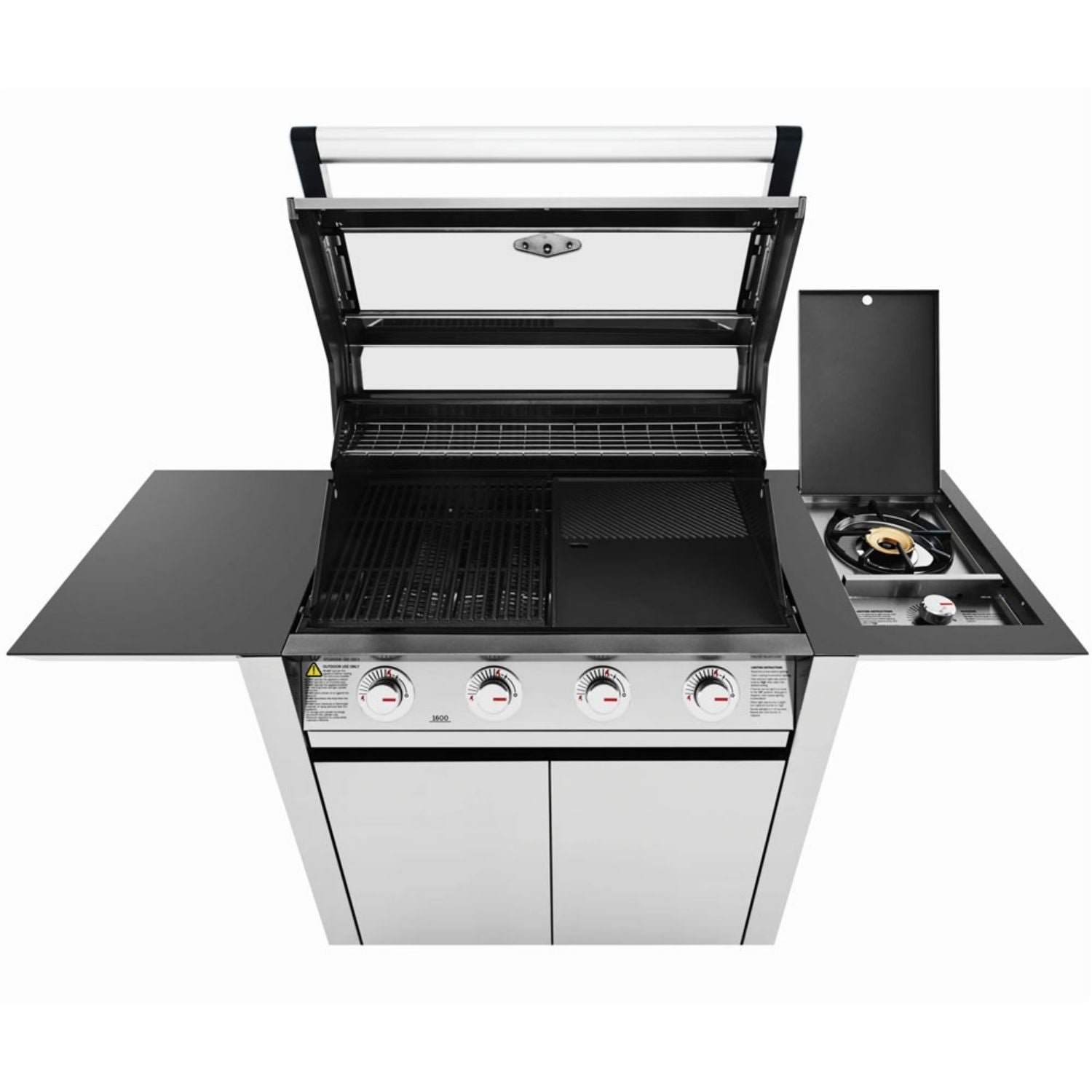 Beefeater 1600S Series | Aussie Meat Meat Delivery Online Butcher BBQ Grills Wine - Beefeater 1600S Series | 4 Burner BBQ & Side Burner Trolley