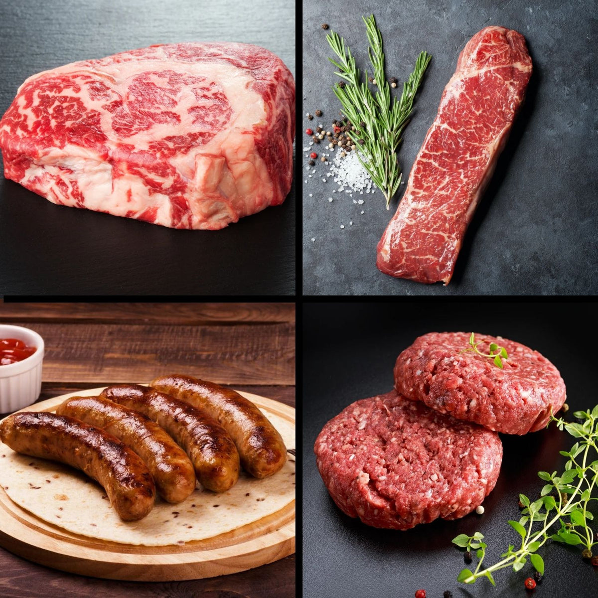 Aussie Meat Lovers | Black Angus BBQ Pack for 8 People