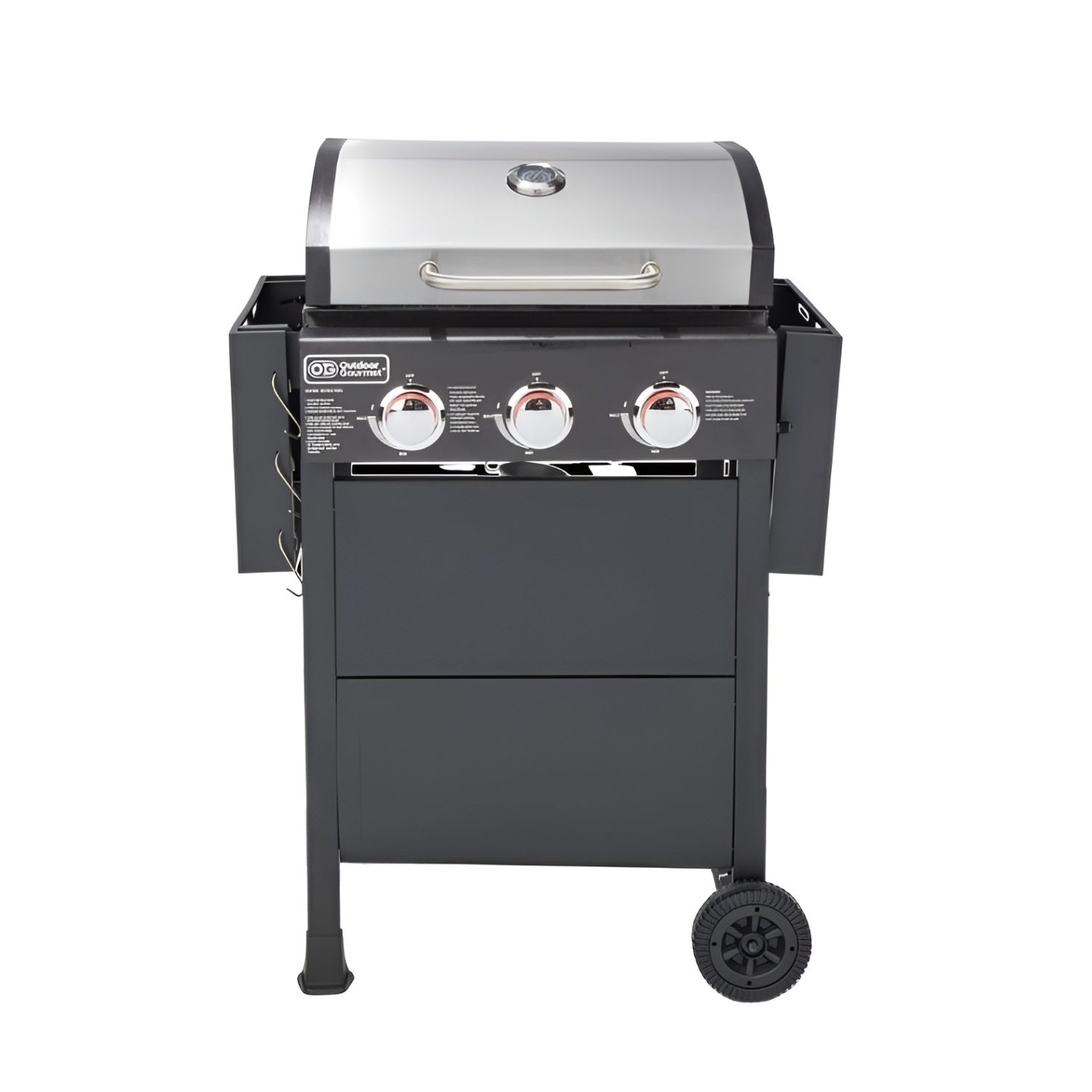 BQ133S Stainless Steel (3 Burners With Side-Burner) | Delivery & Cover - Aussie Meat