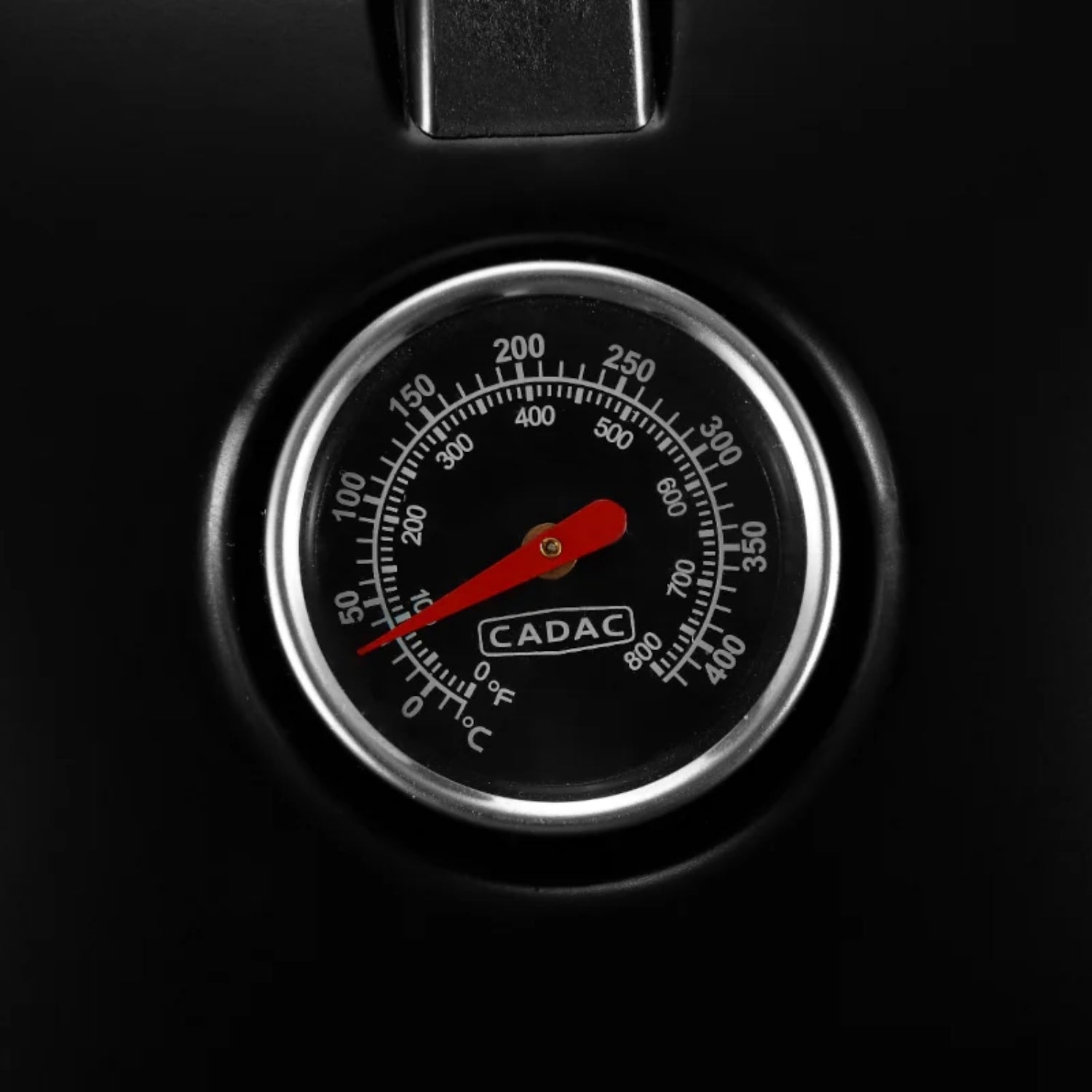 Temperature gauge with 'CADAC' branding on a black background - Cadac Citic Chef 40 FS |燒烤爐