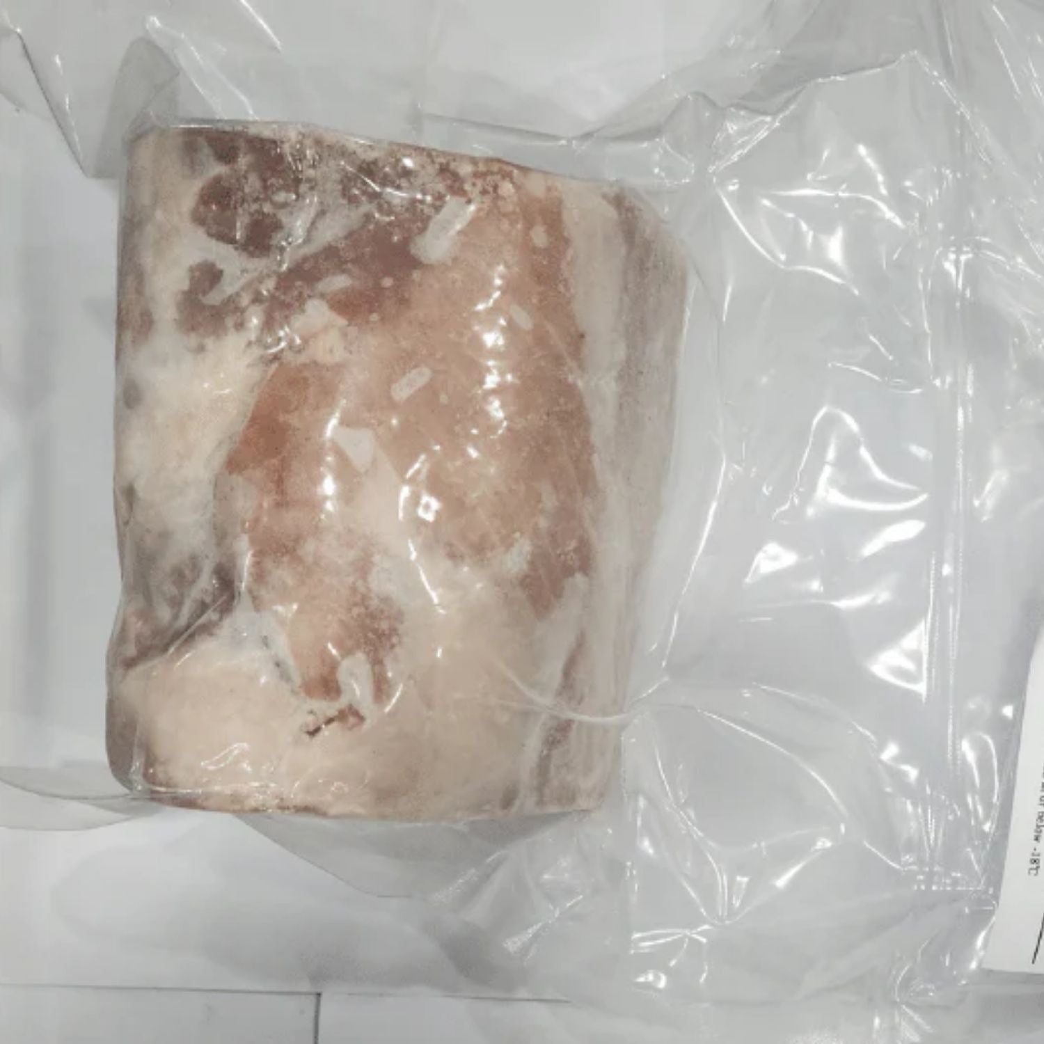 pork shoulder wrapped in plastic on a white surface - 歐盟無激素梅花肉(肩膀)(2公斤)|九五折