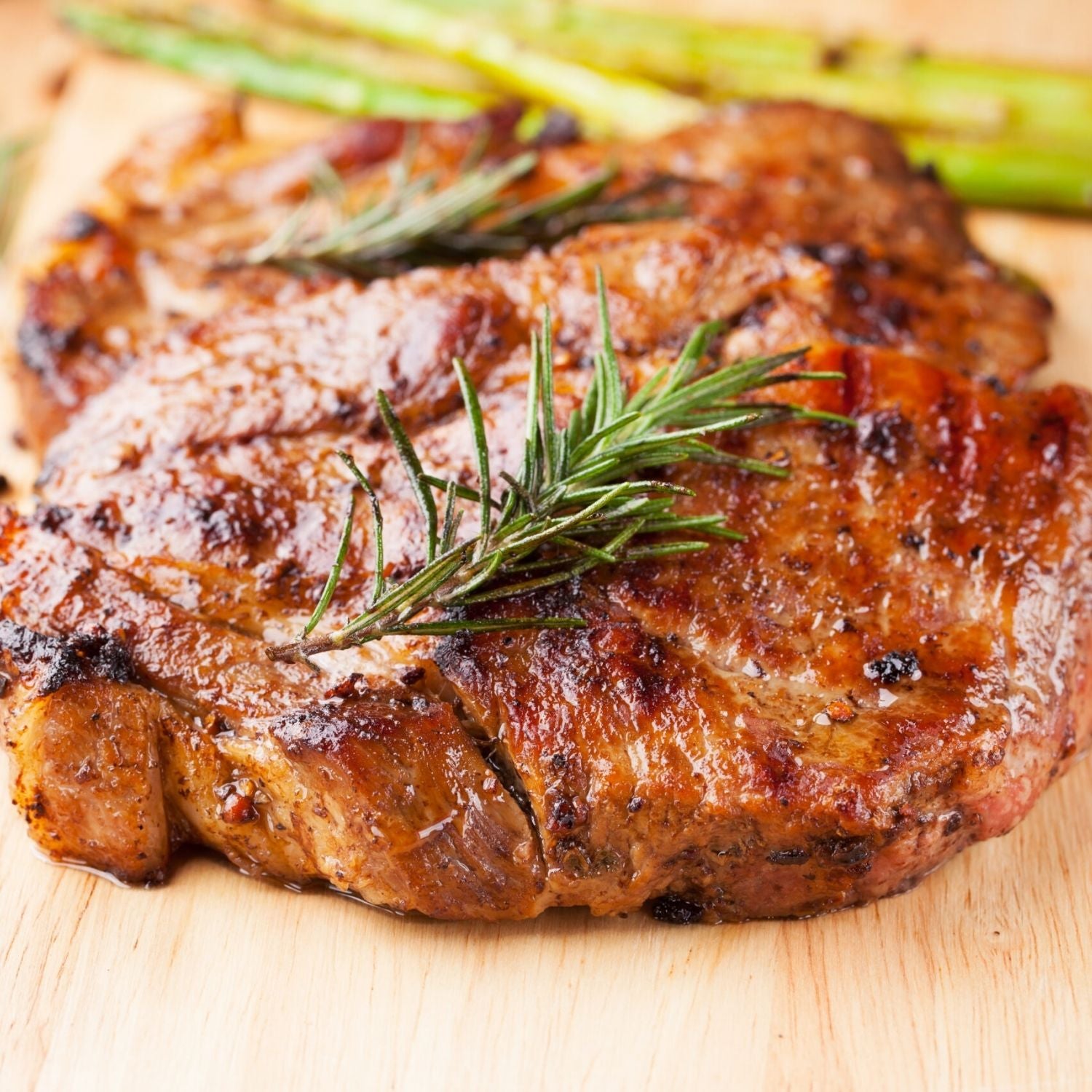EU Hormone Free Pork Collar (Shoulder) Rindless Steaks (~2cm Thickness, 2 x 227g)