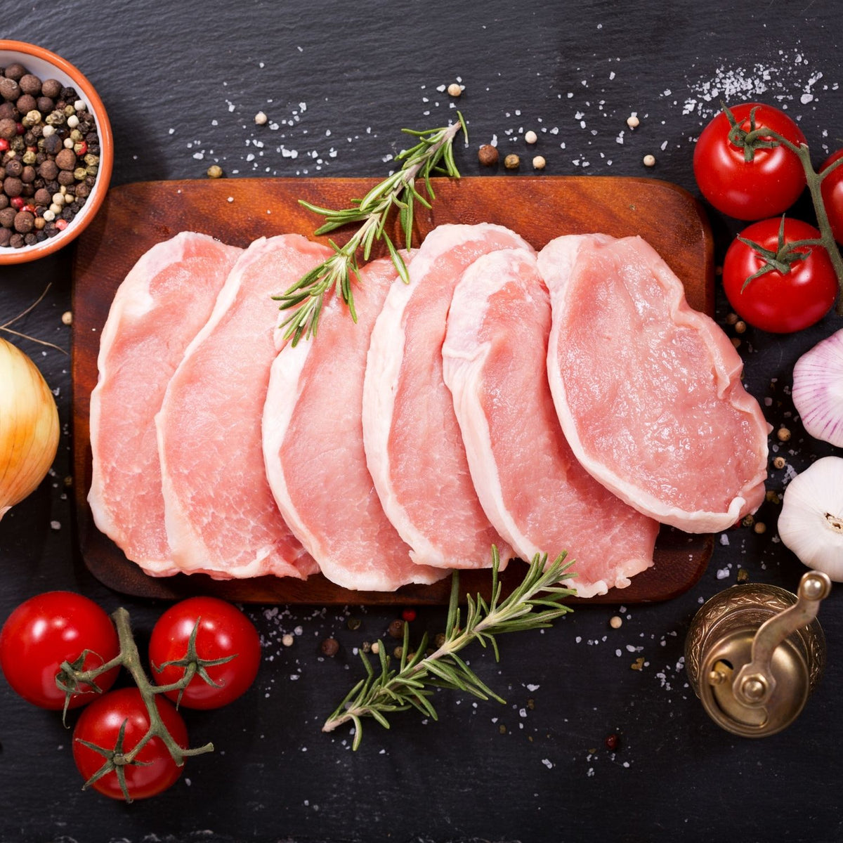 EU Hormone Free Pork Loin Steak (~2cm Thickness, 2 x 250g) - Aussie Meat