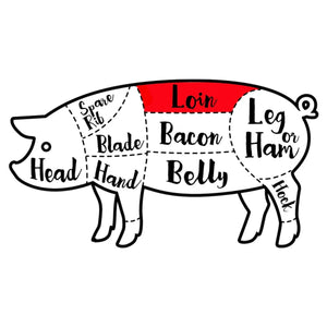 EU Hormone Free Pork Loin Steak (~2cm Thickness, 2 x 250g)