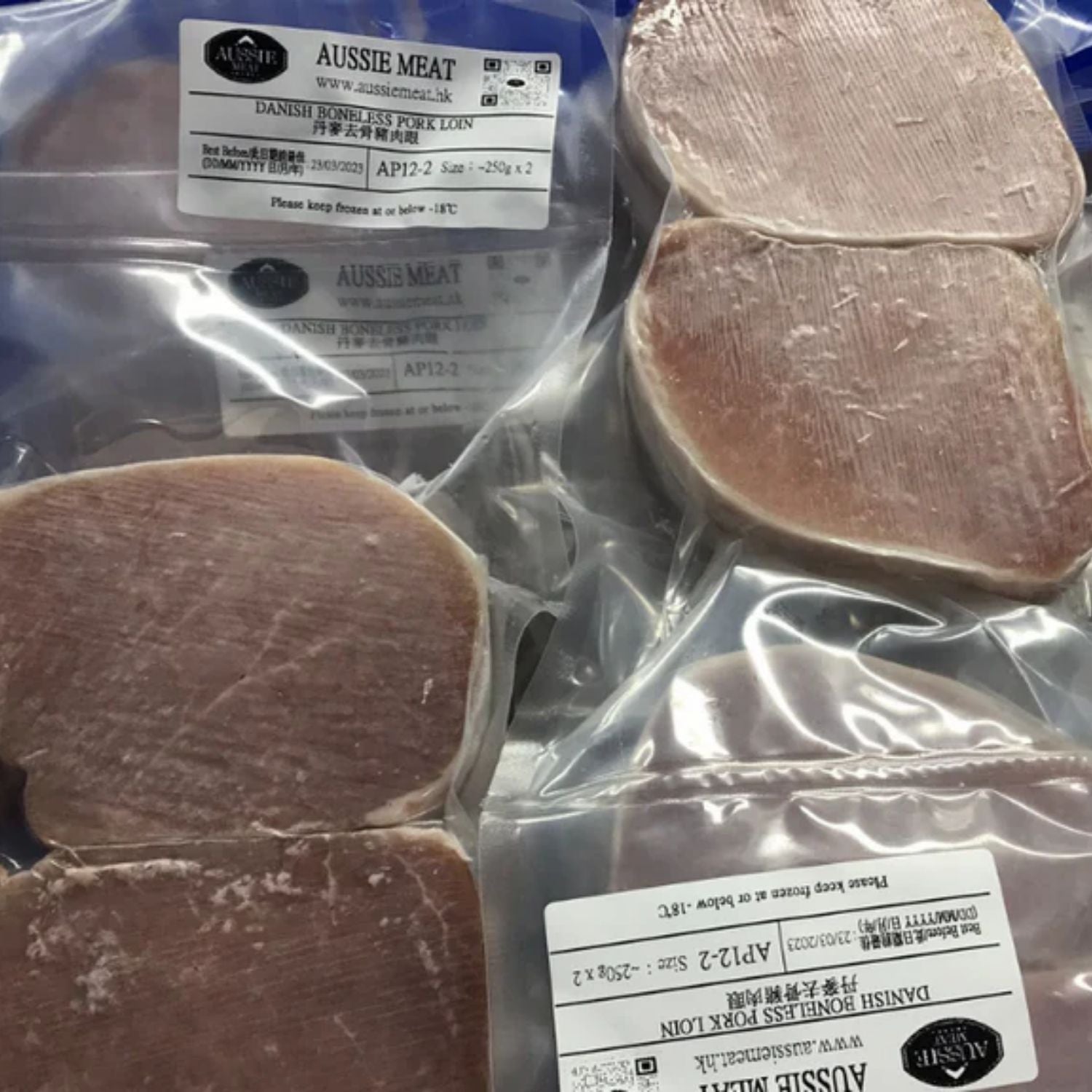 EU Hormone Free Pork Loin Steak (~2cm Thickness, 2 x 250g)