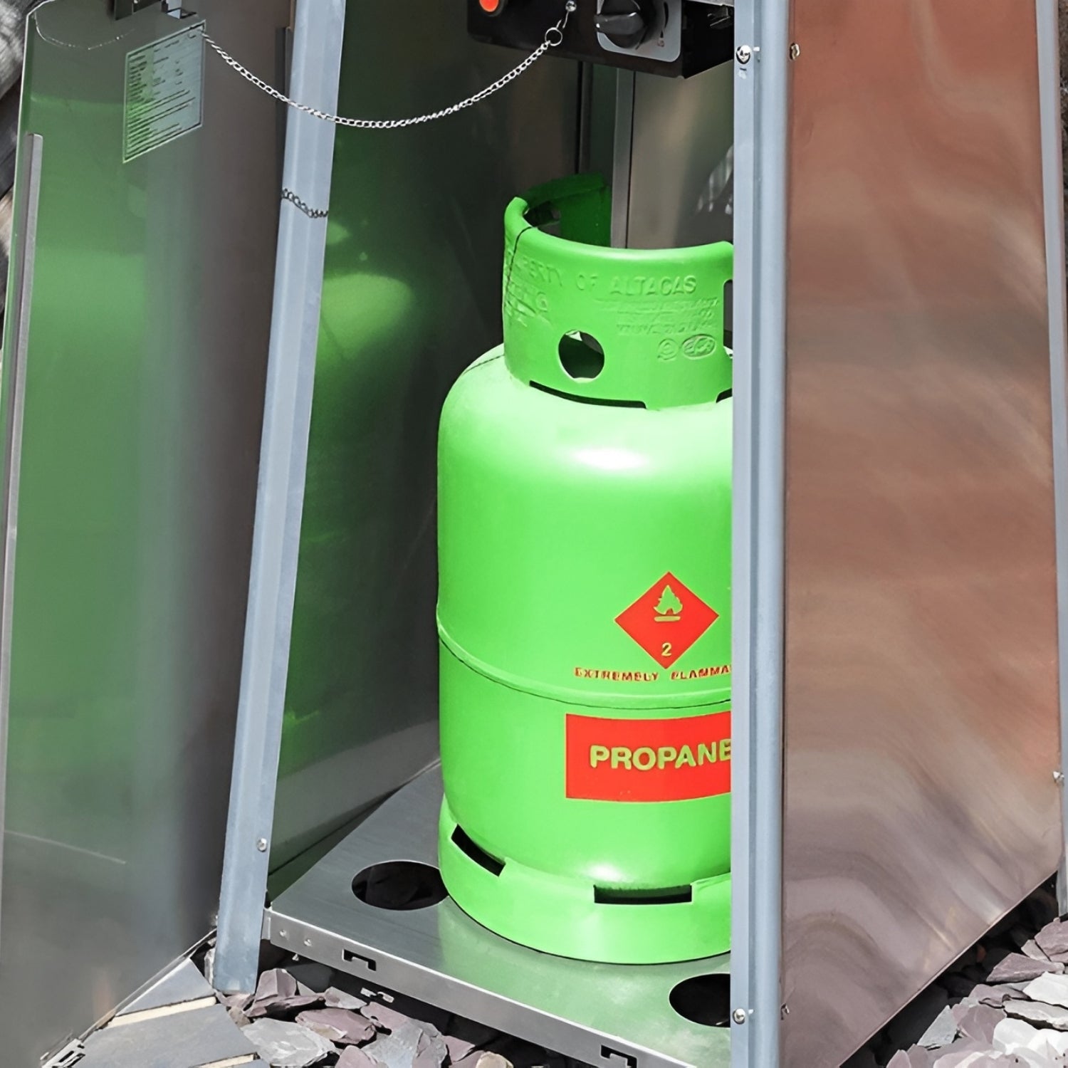 Aussie Meat燃氣加熱器 |獨立式燃氣加熱器帶保護罩和送貨