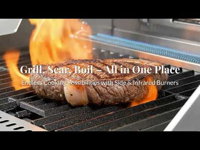 OMG Mini Modular Outdoor Kitchen (6+1 Burner Gas Grill with Tap and Sink) - Aussie Meat, Meat Delivery, Online Butcher, BBQ Grills, Wine