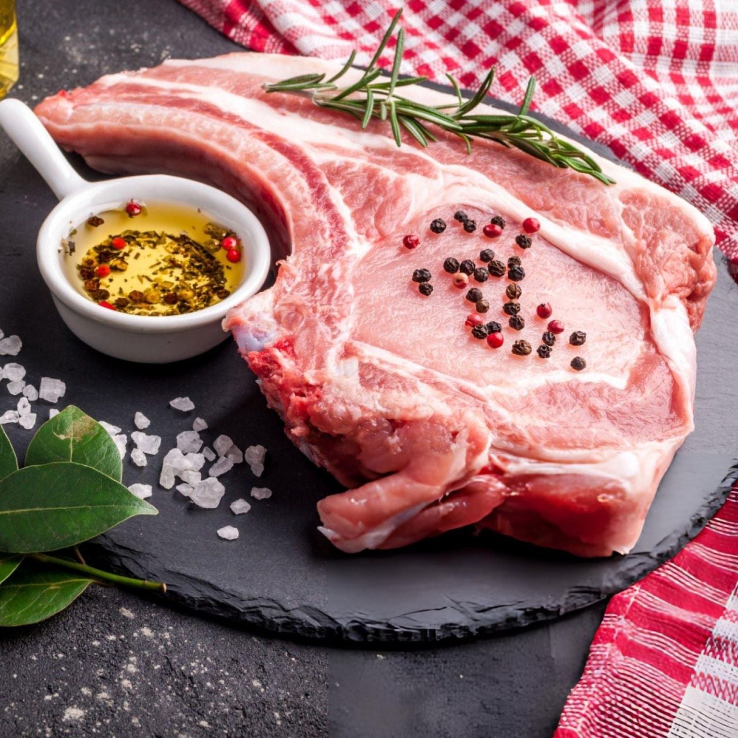 西班牙無激素法式厚切豬扒（2件，約2cm厚）