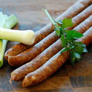 UK Premium Pork and Leek Sausages (6 Sausages, 454g)