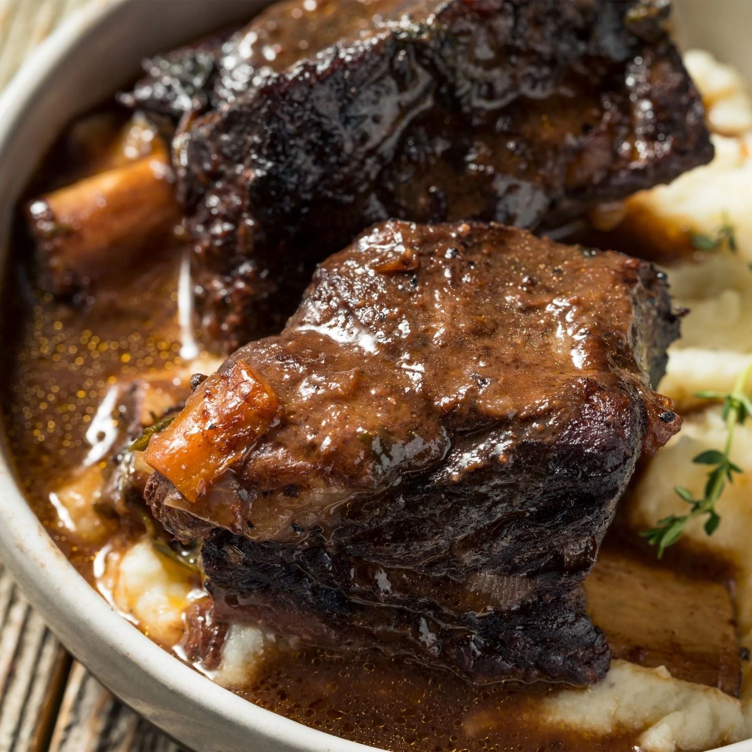 美國認證(USDA)優質黑安格斯牛肋排塊(MS 2+，800g)