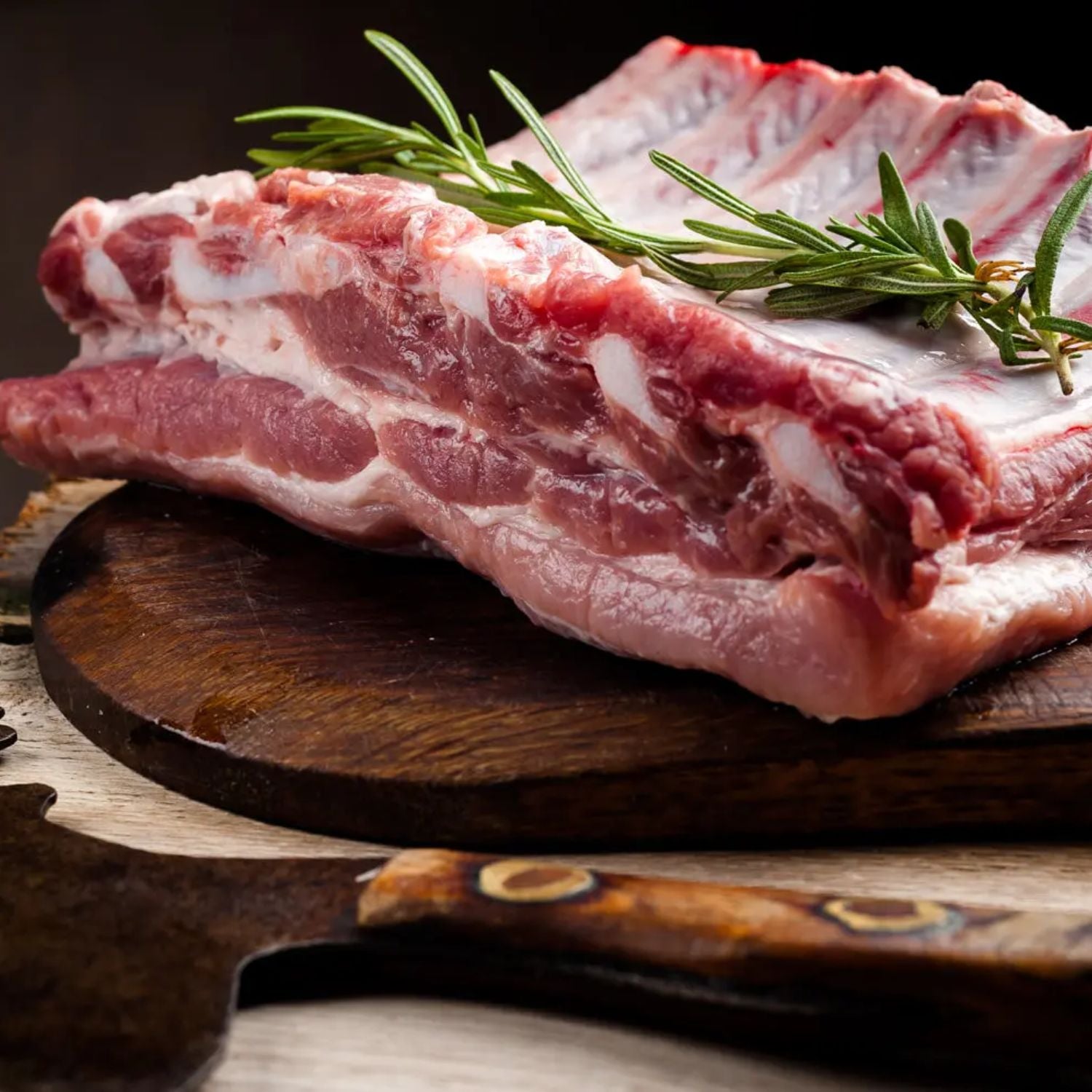 美國認證(USDA)優質黑安格斯牛肋排塊(MS 2+，800g)