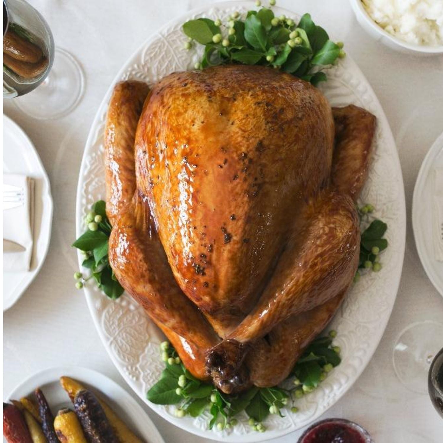 US Uncooked Turkey | Aussie Meat Meat Delivery Online Butcher BBQ Grills Wine - 美國未烹調Honeysuckle White原隻火雞(14-16磅)