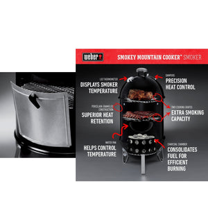 Aussie Meat燒烤爐|Weber Smokey Mountain Cooker煙熏爐|炭火燒烤爐|包括送貨服務