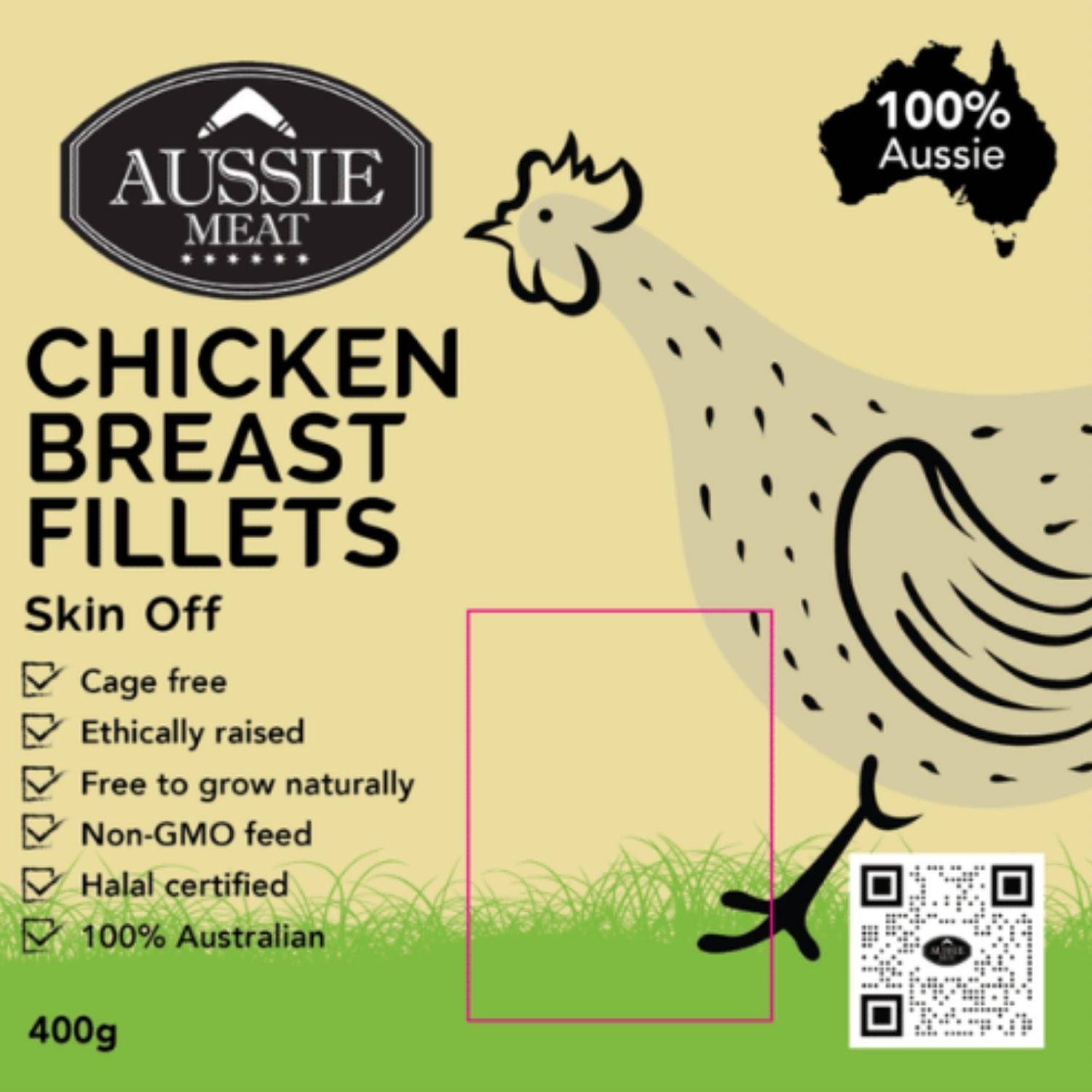 Wholesale Australian Hormone Free Chicken Breasts (Skin-Off & Boneless, 400g) | Buy 20 Get 6 Free