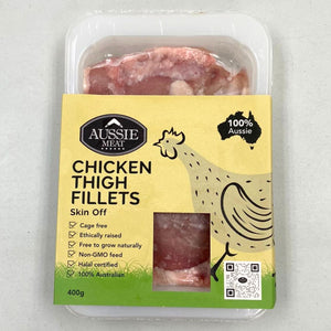 Wholesale Australian Hormone Free Chicken Thigh Fillets (Skin-Off & Boneless, 400g) | Buy 20 Get 6 Free