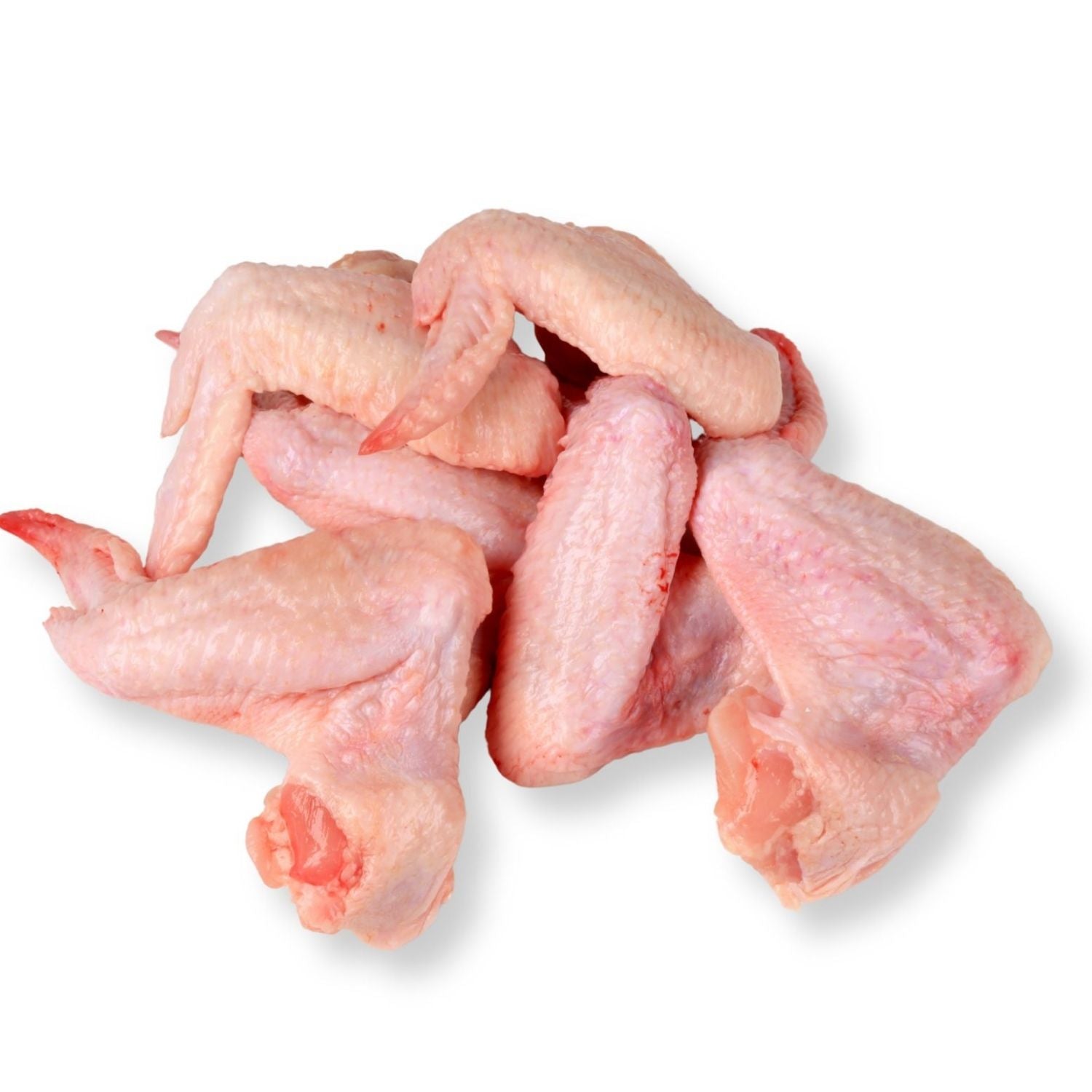 Raw chicken wings on a white background - Wholesale Australian Hormone Free Chicken Whole Wings (400g) | Buy 20 Get 6 Free