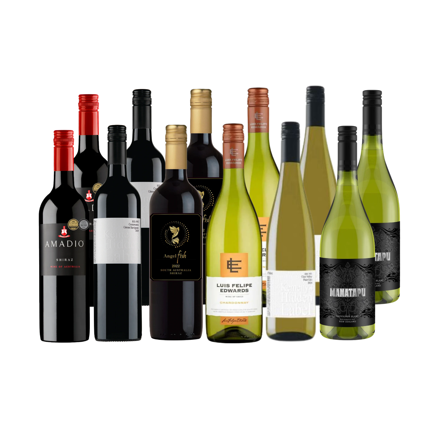 Wine Lovers | BBQ Bargain Mixed White & Red Wine Dozen (12 Bottles)