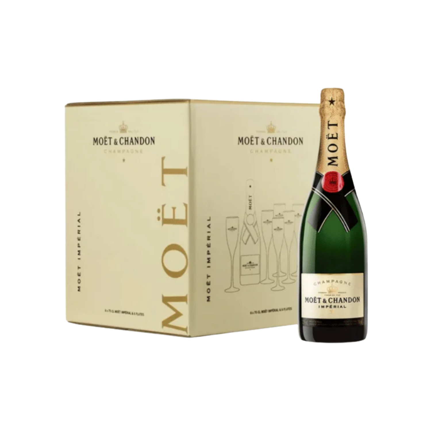 葡萄酒愛好者|酩悅香檳Moët & Chandon Brut Imperial NV(6瓶)