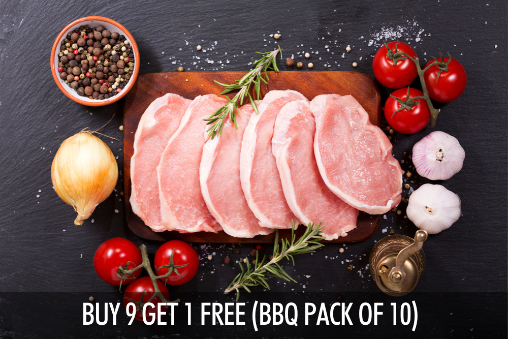 Free Range Pork Loin Steaks | Aussie Meat | Meat Delivery | Kindness Matters | eat4charityHK | Wine & Beer Delivery | BBQ Grills | Weber Grills | Lotus Grills | Outdoor Patio Furnishing | Seafood Delivery | Butcher | VIPoints | Patio Heaters | Mist Fans |