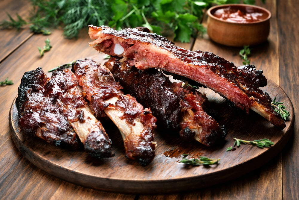 Spanish Hormone Free Duroc Pork Baby Back Ribs | Aussie Meat | eat4charityHK | Meat Delivery | Seafood Delivery | Wine & Beer Delivery | BBQ Grills | Lotus Grills | Weber Grills | Outdoor Furnishing | VIPoints