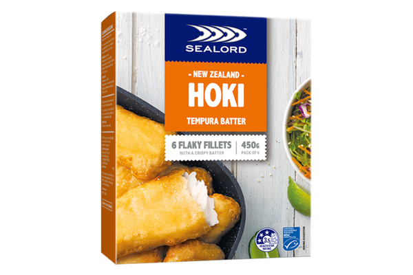 Ocean Catch NZ Premium Hoki Fillets in Tempura Batter (6 Fillets, 450g