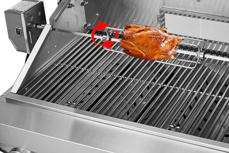 OMG Modular Outdoor L-Shape Kitchen (Small) with Fridge (6 + 1 Burners Gas Barbecue Grill, Fridge Tap, Sink, Side Burner, Fridge & Corner Unit) - Aussie Meat, Meat Delivery, Online Butcher, BBQ Grills, Wine