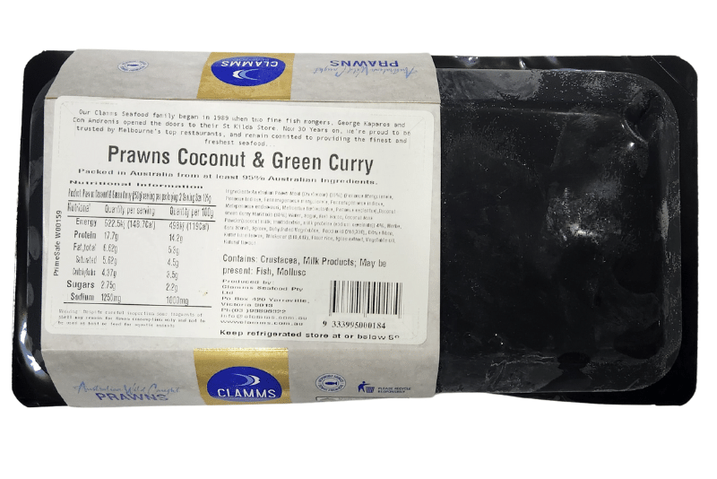 Ocean Catch Australian Prawns Marinated in Coconut Green Curry | Aussie Meat | eat4charityHK | Meat Delivery | Seafood Delivery | Wine & Beer Delivery | BBQ Grills | Lotus Grills | Weber Grills | Outdoor Furnishing | VIPoints