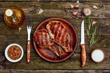 Spanish Hormone Free Duroc Pork Chops French Cut | Aussie Meat | eat4charityHK | Meat Delivery | Seafood Delivery | Wine & Beer Delivery | BBQ Grills | Lotus Grills | Weber Grills | Outdoor Furnishing | VIPoints