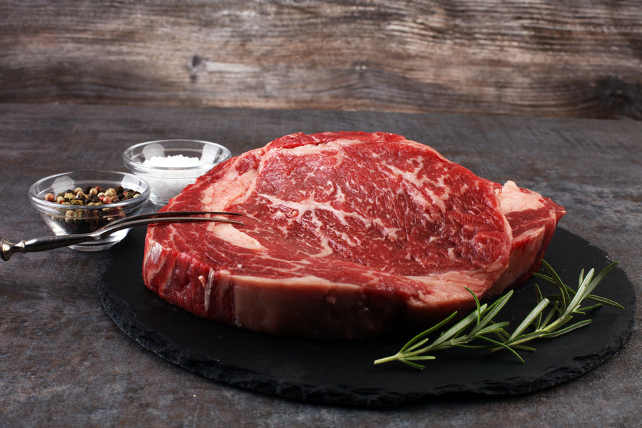 Australian Premium Black Angus Ribeye Steak (Scotch Fillet, Ms 2+, ~2 ...