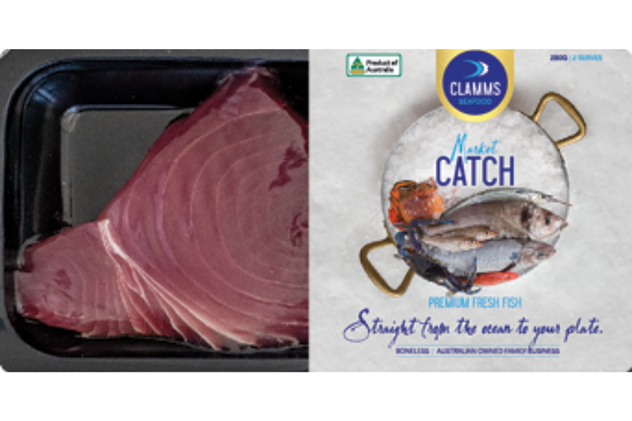Ocean Catch Australian Yellow Fin Tuna Fish Fillets Boneless Skinless